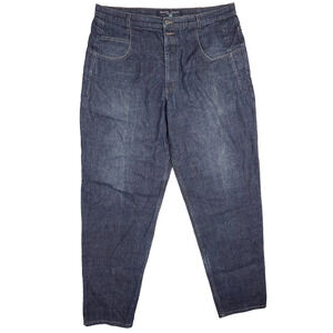 Vintage Guess Pascal 075 Jeans Mens 40x34 Baggy Loose Tapered USA Made 14" Rise